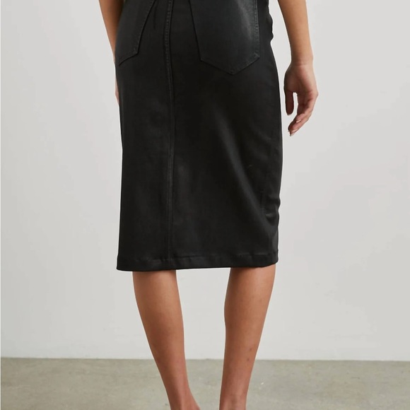 NWOT Rails Broadway Skirt - Coated Noir (size 27) - Picture 3 of 4